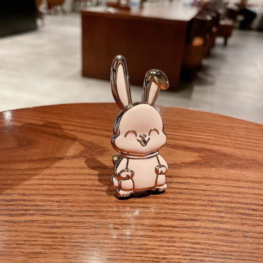 Bunny Phone Finger Ring Holder – Foldable Kickstand & Grip | Cute Cartoon Rabbit Design