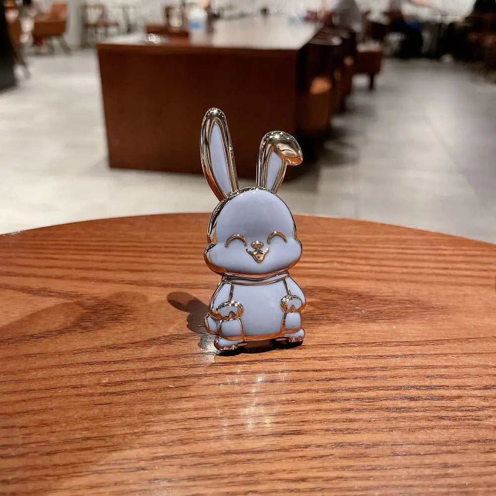 Bunny Phone Finger Ring Holder – Foldable Kickstand & Grip | Cute Cartoon Rabbit Design