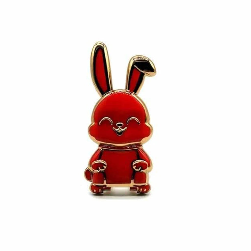 Bunny Phone Finger Ring Holder – Foldable Kickstand & Grip | Cute Cartoon Rabbit Design