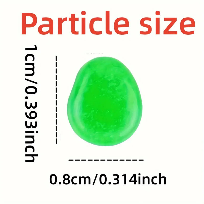 🌙✨ 100Pcs Glow in the Dark Pebbles – Luminous Decorative Stones ✨🌙